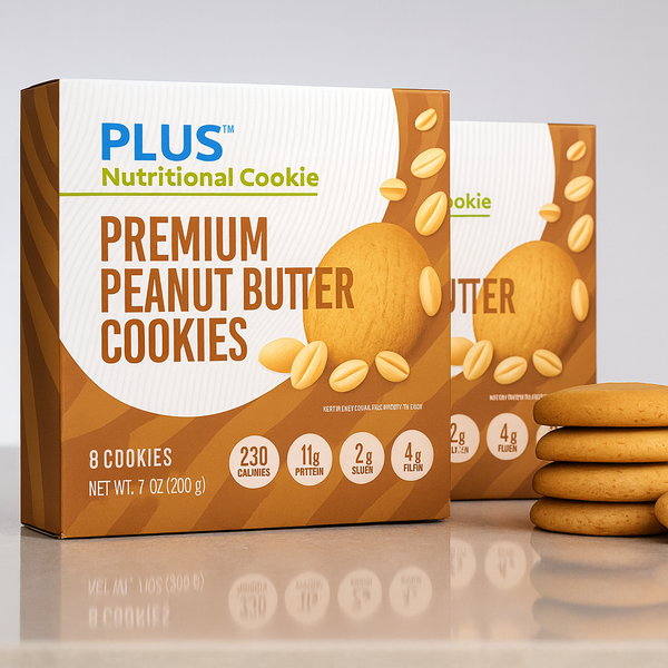 2-Pack Premium Peanut Butter Cookies (8 Servings)